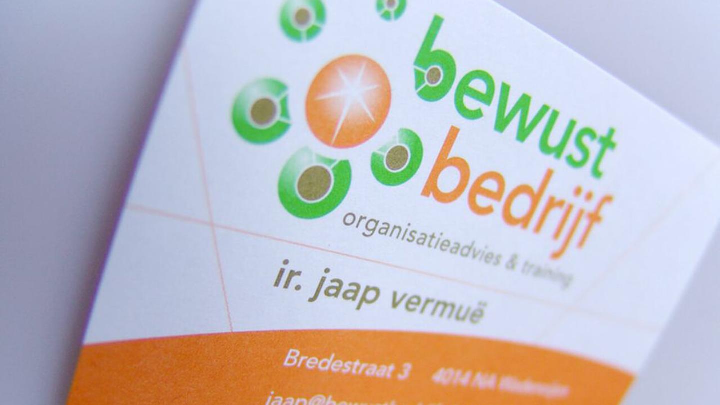 logo en visitekaartje Bewust Bedrijf